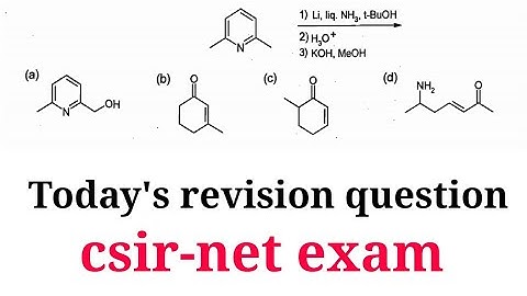 Revision question for csir-net exam June 2019