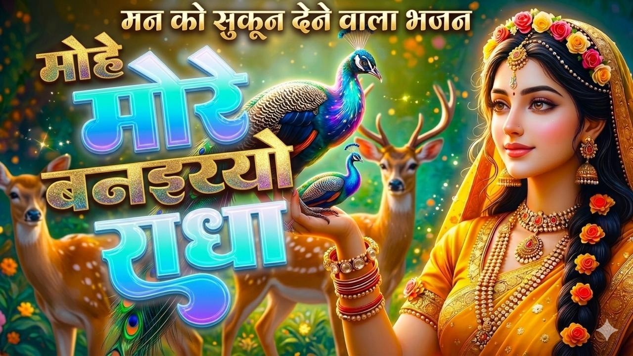 मोहे मोर बनइय्यो राधा | Mohe Mor Banaiyo Radha Apne Vrindavan Ko | Radha Krishna Bhajan #radha