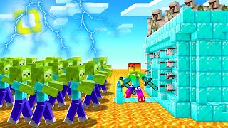 MINI GAME : SINH TỒN 75 GIÂY VỚI SIÊU QUÁI VẬT MINECRAFT ** NOOB ĐÁNH BẠI BOSS SIÊU KHÓ NHỜ CĂN CỨ