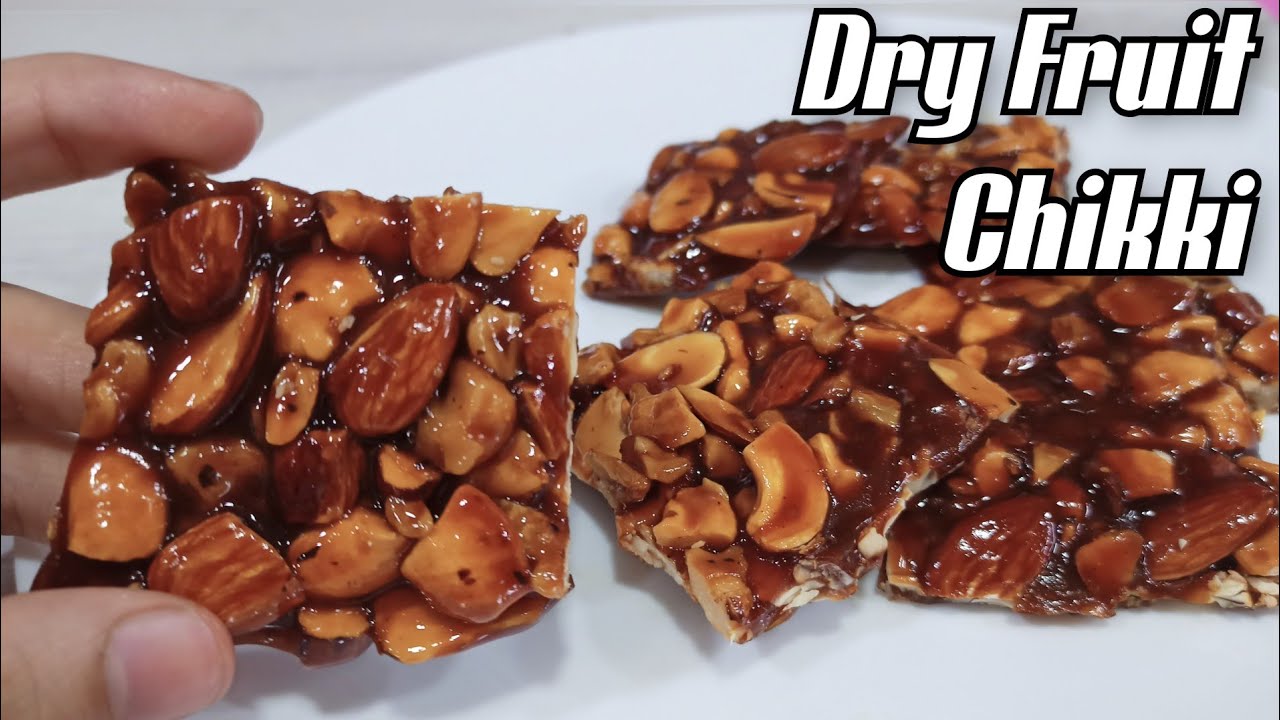 Dry Fruit ChikkiWinter special healthy dry fruit chikki recipe by Al