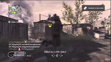 PL*K vs =PA= Sabotage on Ambush cod4