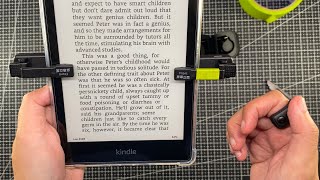 I finally caved and got the remote page turner for the Kindle