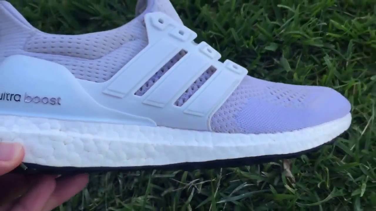 how to clean all white ultra boost