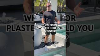 Wondering what color plaster to choose? Watch this! 👀 #plaster #poolbuild #pool #pooldesign Wealth