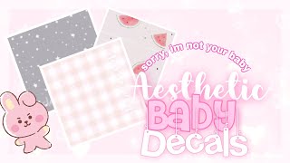 Most cute aesthetic baby wallpaper decals 🌈✨