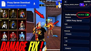 How To Solve All Problems In OB54 Proxy Server! 😲 | Damage Fix, Gifts & ID Safe? 🔥  screenshot 1