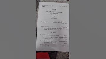 Msc mathematics advanced algebra question paper june 2025 #hpu