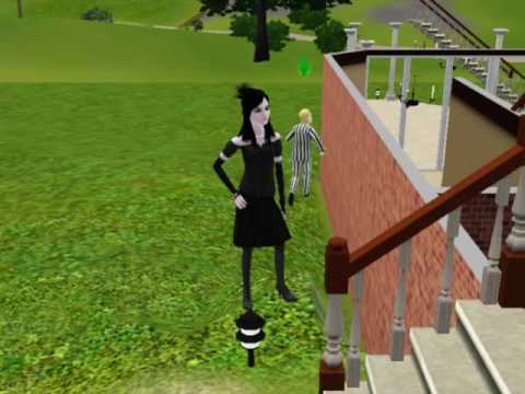 Sims 3 Beetlejuice and Lydia play Tag - YouTube