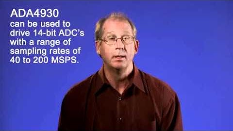 ADA4930: Single Supply Low Noise ADC Driver