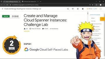 Create and Manage Cloud Spanner Instances: Challenge Lab | #qwiklabs | #GSP381