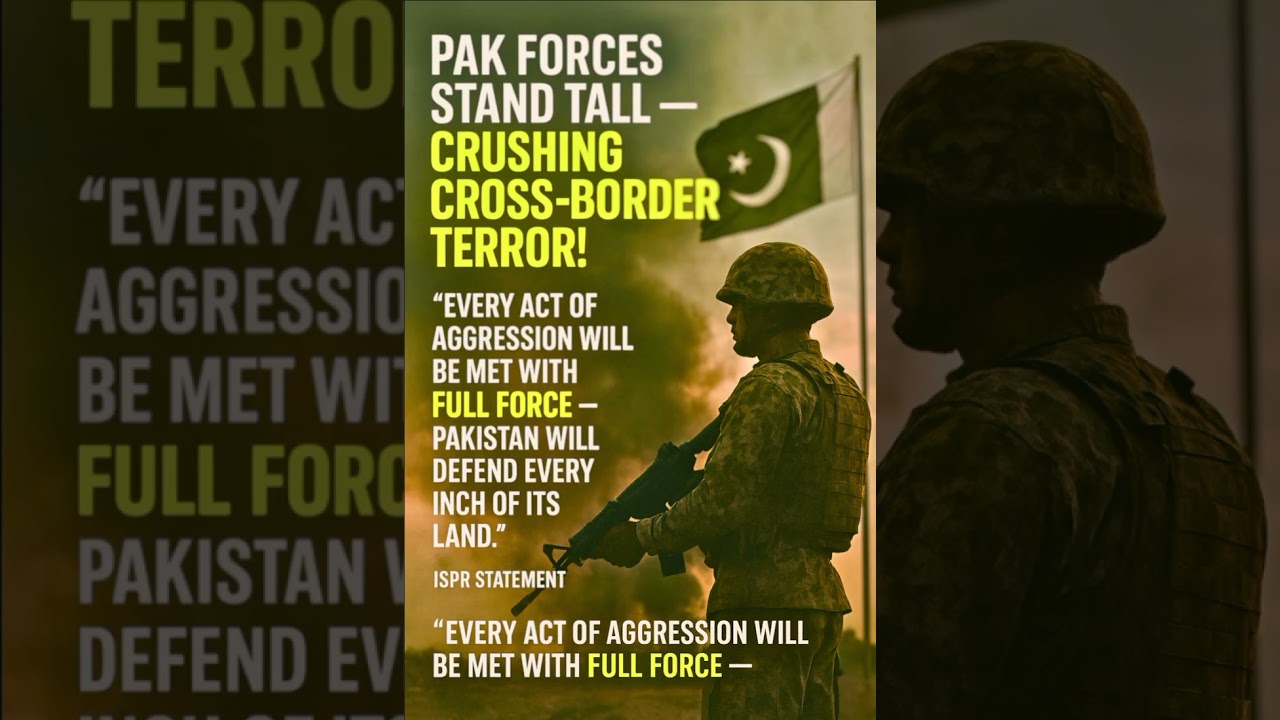 🇵🇰 Pak Army crushes Afghan Taliban attack — 40+ militants eliminated! 💥 