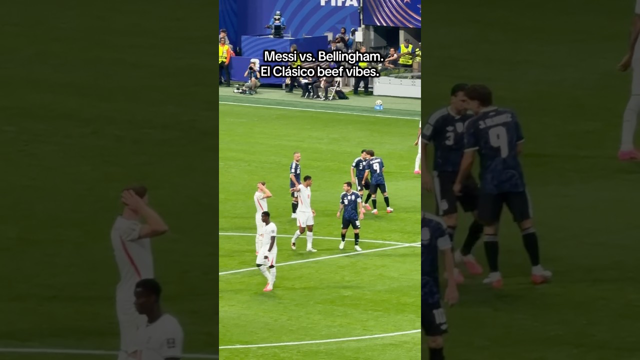 Messi and Bellingham fight☠️🤯🔥⚔️