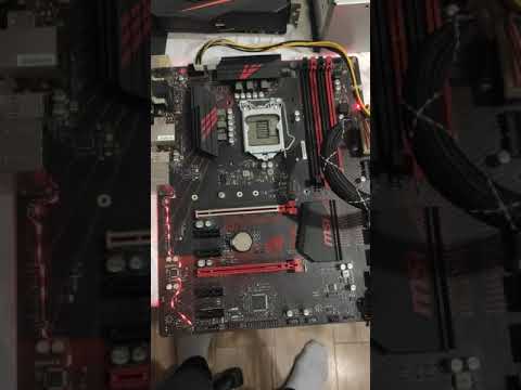 Материнская плата стартует и сразу выключается