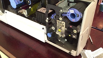 CARD PRINTER ZEBRA P640i 4.17.2015