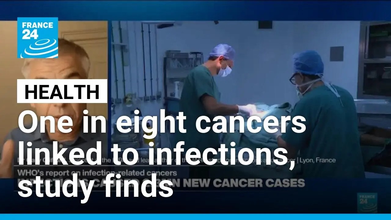 One in eight cancers worldwide linked to infections, WHO agency says • FRANCE 24 English