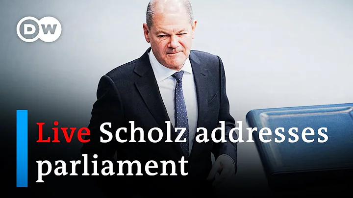 Watch live: German Chancellor Olaf Scholz addresse...