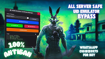 UID EMULATOR BYPASS | UID BYPASS | FREE FIRE UID EMULATOR BYPASS | BYPASS UID | ANTIBAN PC BYPASS