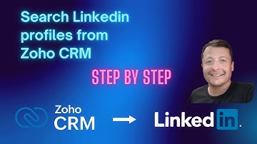 How to Add a LinkedIn Search Link to Zoho CRM Contact Records