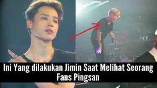 Melihat Seorang Fans Pingsan di Tengah Konser, yang Dilakukan Jimin BTS ini Tuai Pujian