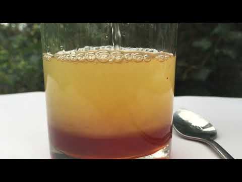 Pha nước mật ong với chanh đá