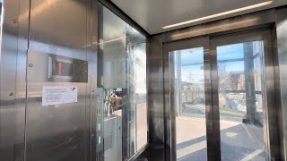 2017 Kone Monospace Mrl Traction Elevator Gävle Centralstation, Gävle, Sweden.