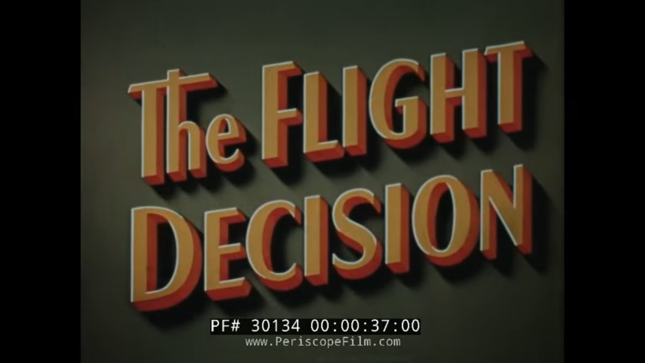 " THE FLIGHT DECISION"  1955 CAA  / AOPA CIVIL AVIATION PILOT TRAINING FILM  VFR  PIPER CUB 30134