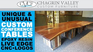 Buy A Custom Table Online | Epoxy Resin & Live Edge Wood Conference Tables | Large & Modern | Prices screenshot 5