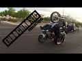 Motorcycle Riding Wheelie Crashes Into Other Bike!