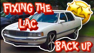 GETTING MY 94 DEVILLE BACK READY FOR THE SUMMER