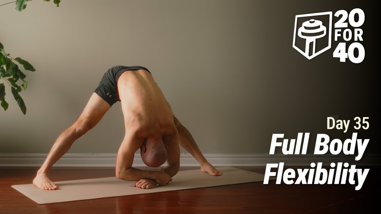 40 Day Bodyweight Fitness Challenge | No Talking, All Levels || Day 35 - Full Body Flexibility