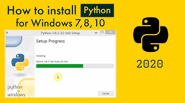 How to install Python 3.8.3 on Windows(7/8/10) | Python 2020