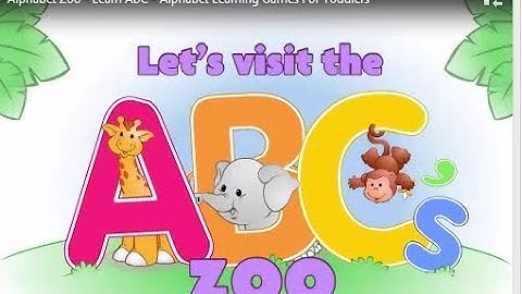 Animal ABC with Number Zoo | Learn the Alphabet With Animals #1