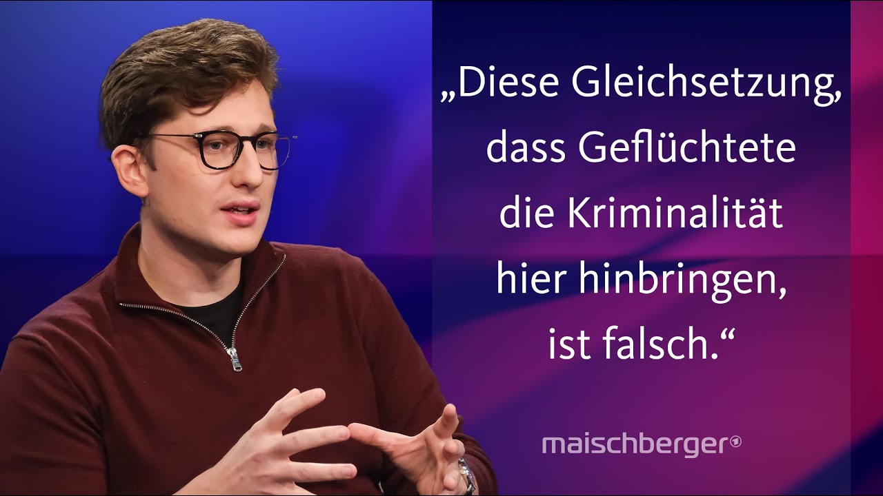 Philipp Türmer und Boris Palmer diskutieren über Bürgergeld, AfD-Verbot und Migration | maischberger
