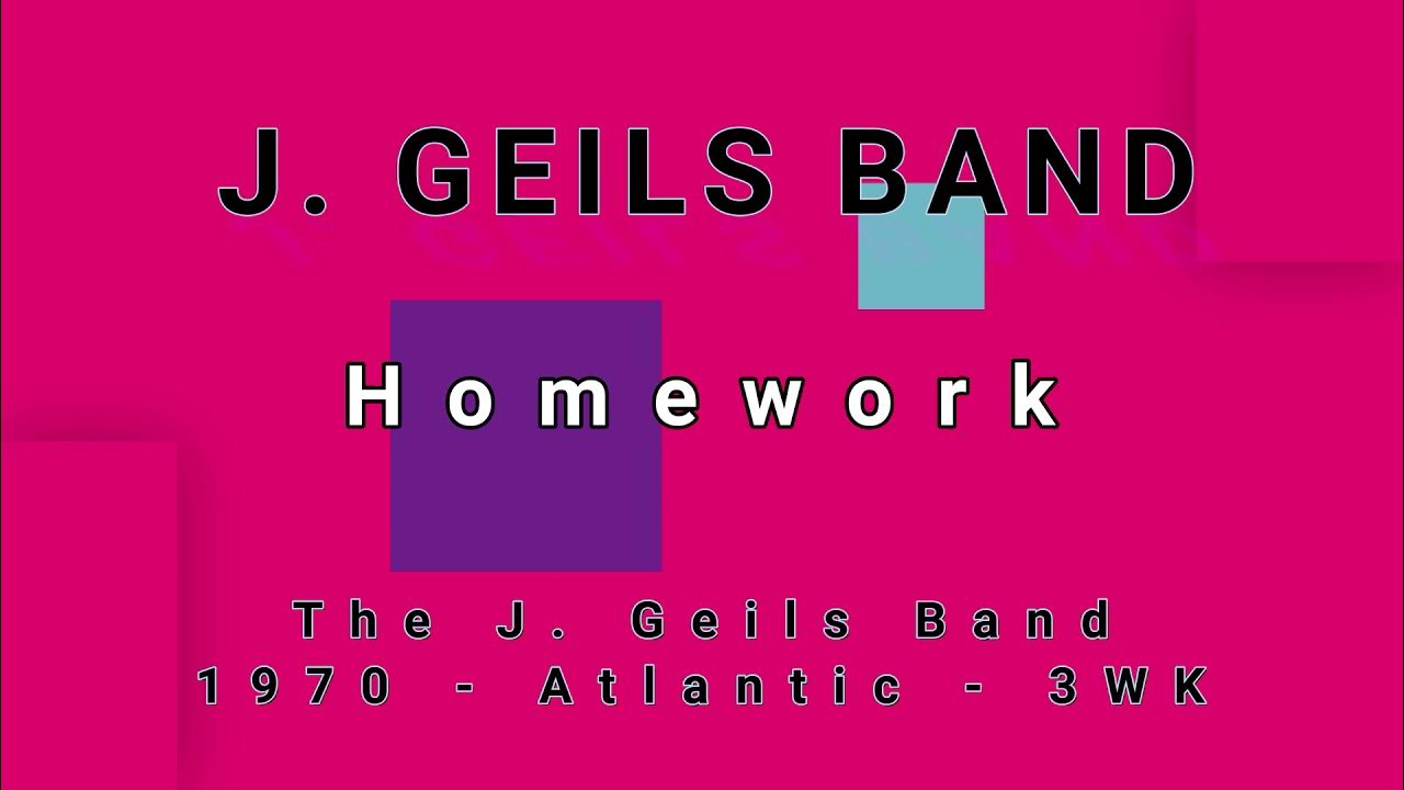 can't do my homework anymore j geils