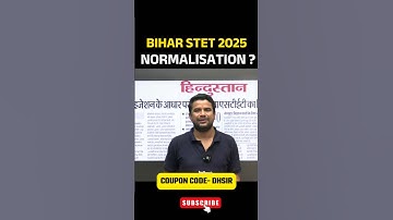 BIHAR STET 2025 NORMALISATION #biharstet2025 #biharstet #bstet