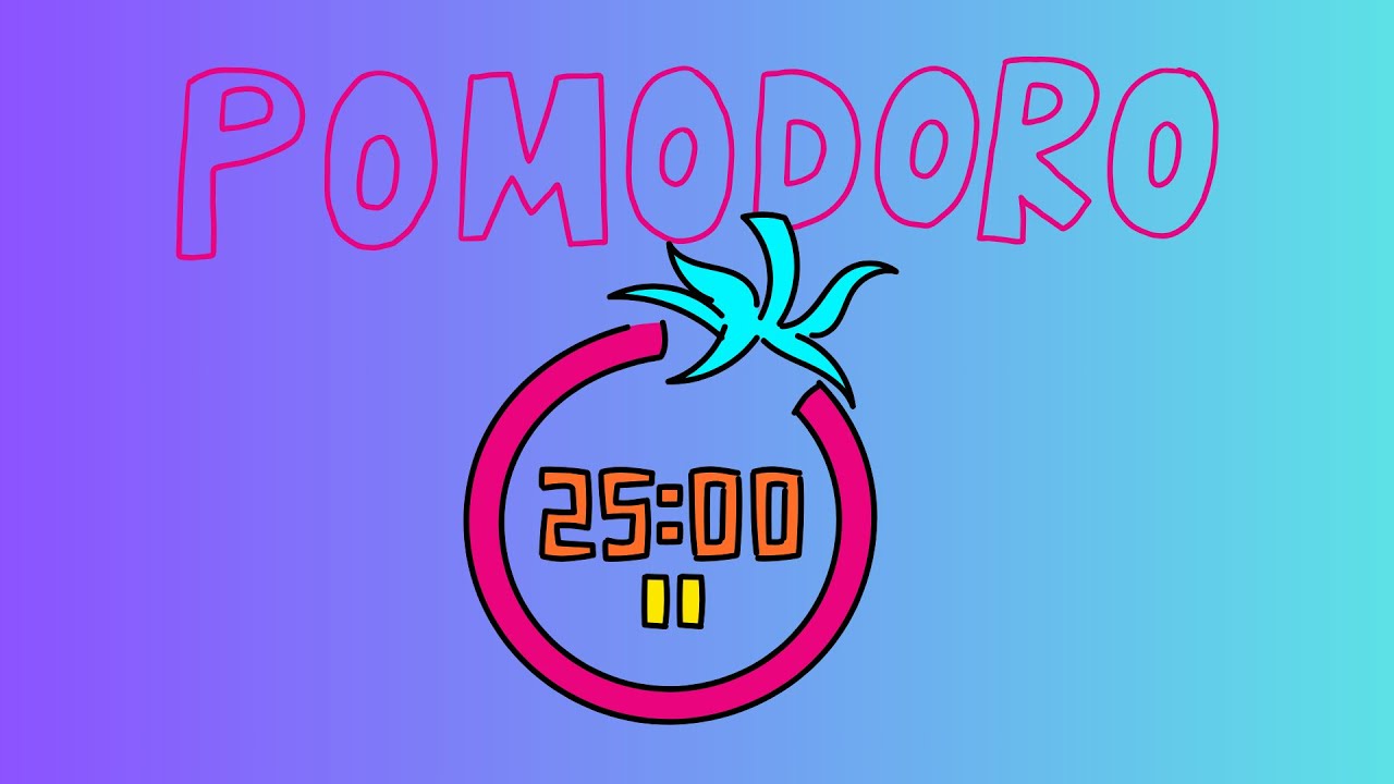1 Hour Pomodoro Timer 25/5 | Deep Focus Study Session | No Music 2026