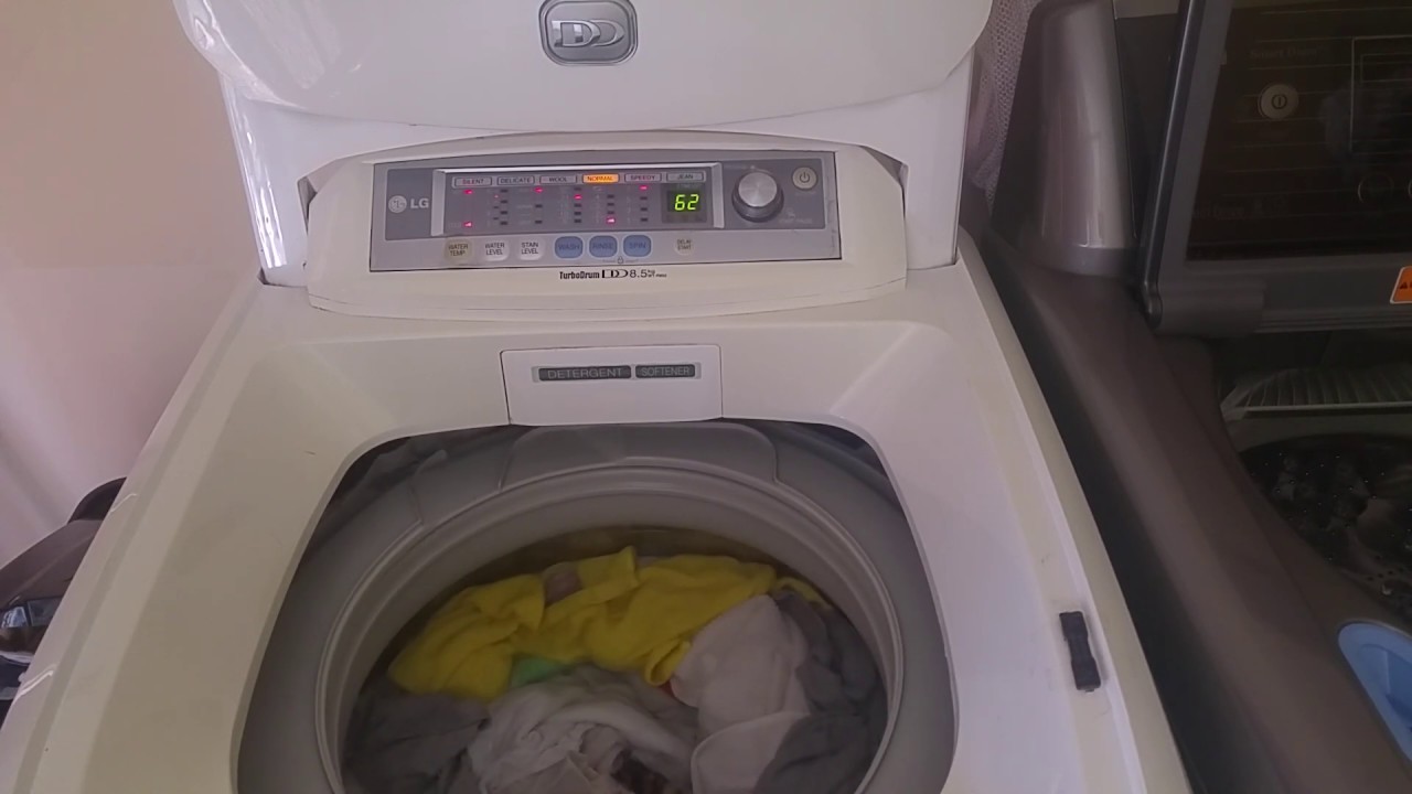 LG WTR852 Washing Machine (Towels Part 1) YouTube
