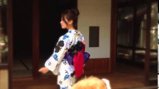有名雑誌専属モデル着用♪2014最新ゆかた★浴衣を動画でご紹介♪【sa98-12】