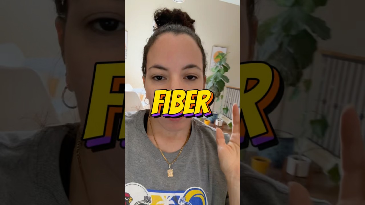 Fiber is key! 