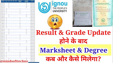 Ignou June 2023 TEE Grade Card Update होने के बाद Marksheet & Degree कब और कैसे मिलेगा? | Must Watch