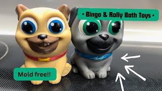 Puppy Dog Pals Bath Toys, 4-inch Bingo &amp; Rolly 2 Pack, Imaginative and Pretend Play, Kids Toys for A