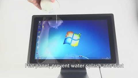 IP65 waterproof frame capacitive industrial touch panel pc