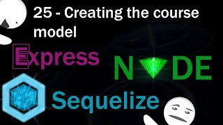 Nodejs and mysql project using sequelize part 25 - Course model