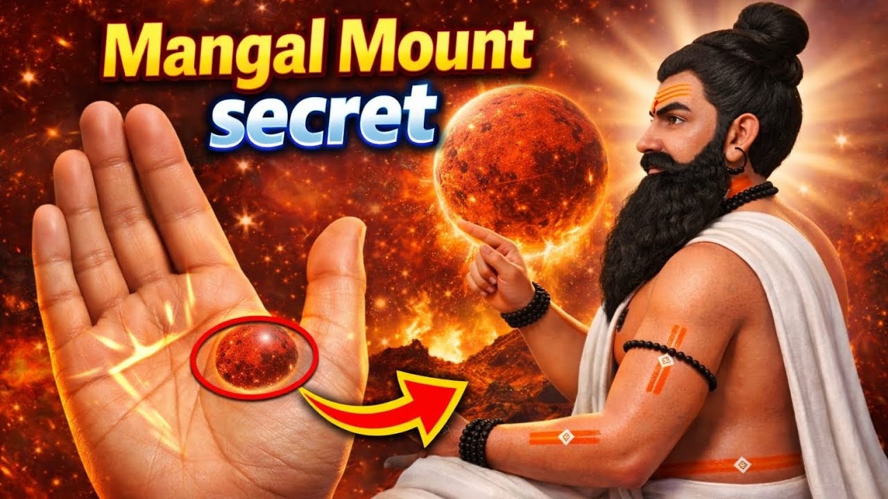 Mangal mount in palmistry #palmistry #astrology 