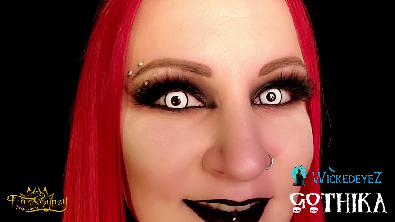 Manson Halloween Contact Lenses Demo - Gothika / Wicked Eyez