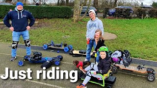 Just riding. Tsunami 02.