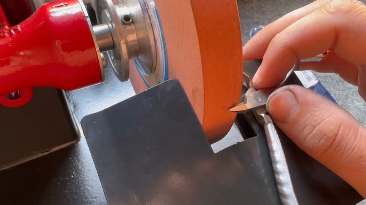 Como usar a rampa de afiar alicates e dressador