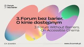 3. Barrier-free forum. About accessible cinema 24-26.02.2026. Promotional spot with AD
