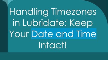 Handling Timezones in Lubridate: Keep Your Date and Time Intact!