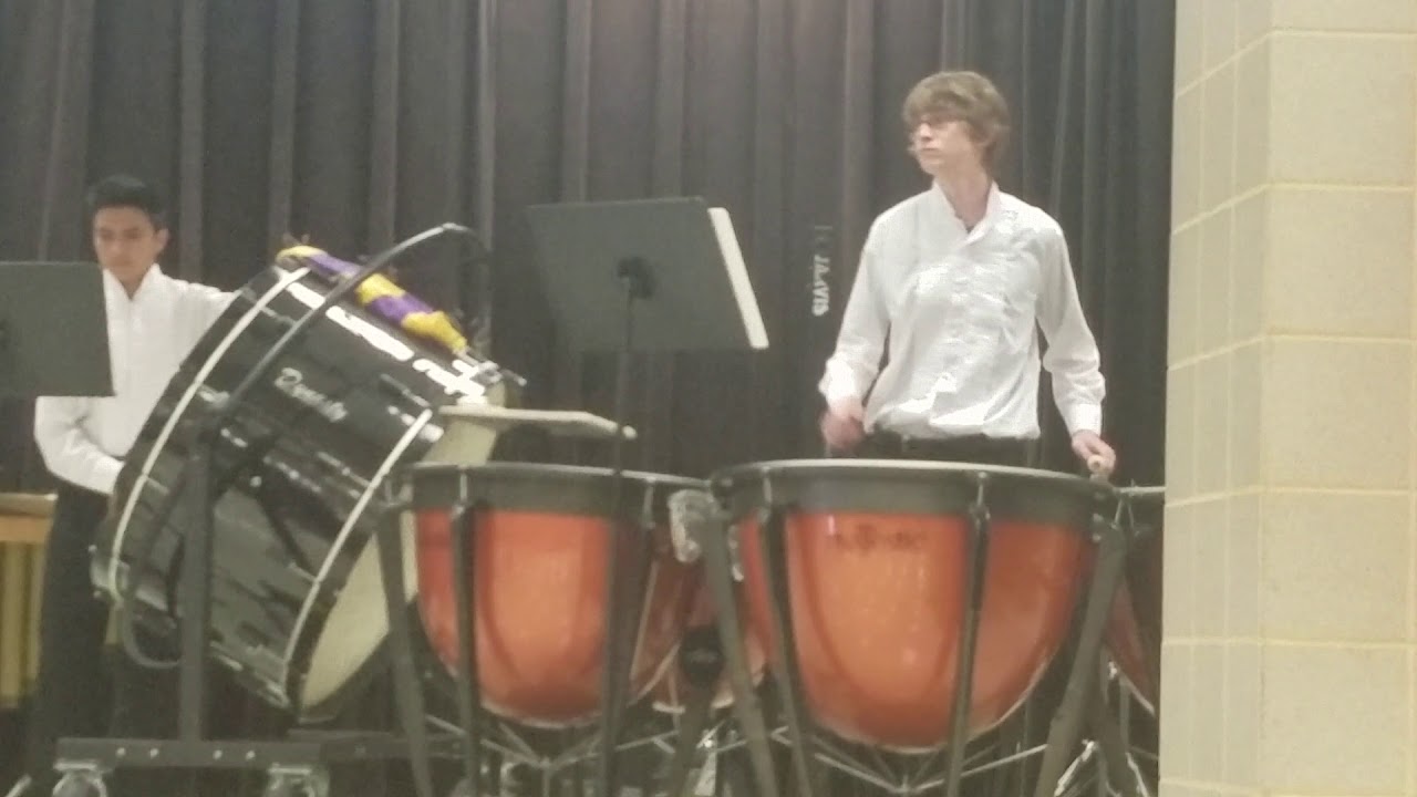 Godley Middle School Honor Band Percussion Katsura YouTube